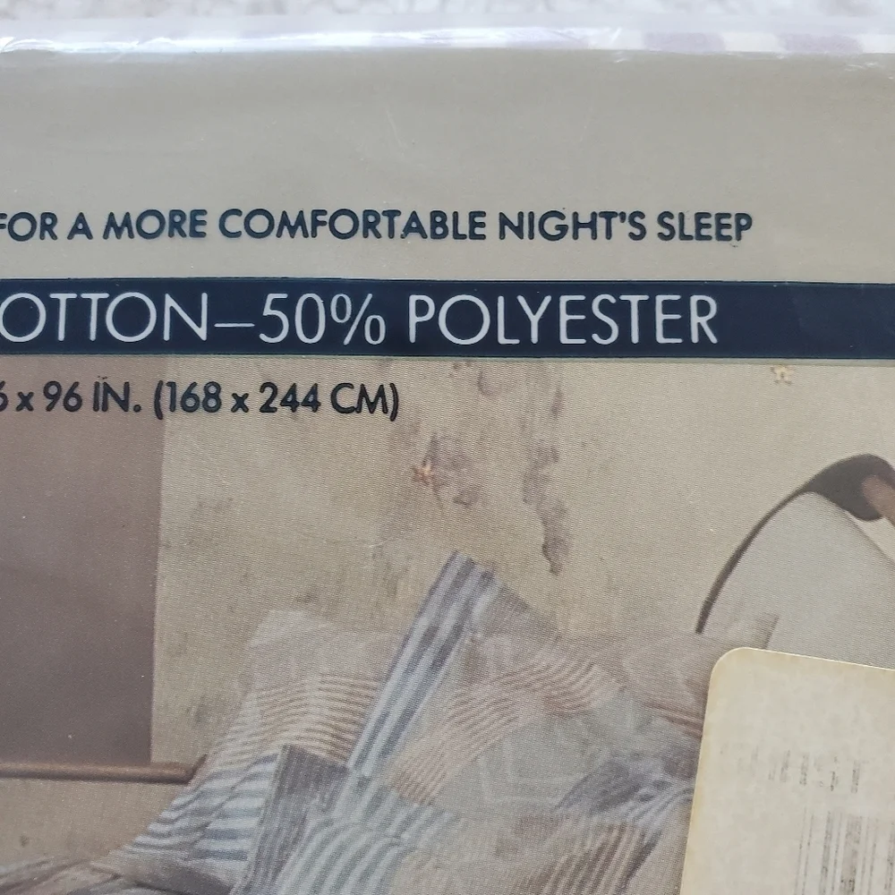 Vintage Wamsutta Dusty‎ Pink & White One Twin Flat Sheet 66×96 in.